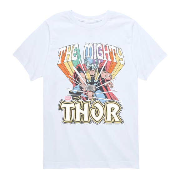 Thor - Faded Rainbow - Youth Boys Short Sleeve Graphic T-Shirt