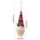 thumbnail image 5 of Longitud 27 cm con cuerda - viene con pila de botón - borde Adornos navideños Colgante para árbol de Navidad pequeño colgante tejido luminoso muñeco sin rostro muñeca enana ANGGREK Otros, 5 of 8