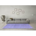 thumbnail image 3 of Ahgly Company Indoor Rectangle Abstract Blue Modern Area Rugs, 8' x 12', 3 of 4