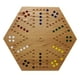thumbnail image 2 of Juego de mesa de mármol Cauff, roble macizo, doble cara, 40 cm, 2 of 8
