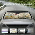thumbnail image 2 of Wildflower Car Windshield Sun Shade Universal Fit Car Front Window for Trucks SUV Van Sunshade Visor Auto Vehicle Shield Reflector Blocking Screen Cover 51"x28", 2 of 7