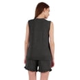 thumbnail image 3 of Inkmeso Solid Nightwear Shorts Set For Women Sleeveless Tank Top & Shorts 2Pcs Jersey sleepwear, 3 of 7