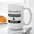 thumbnail image 6 of CafePress - Movie Quotes And Sarcasm Large Mug - 15 oz Ceramic Large White Novelty Mug, 6 of 6