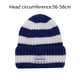 thumbnail image 2 of Gorros de lana para hombres y mujeres, gorro de punto grueso de dos colores con rayas verticales, tejido de dos colores para invierno, 2 of 6