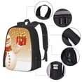 thumbnail image 2 of Disketp Christmas Snowman Gift Mochila Minimalista de Gran Capacidad, Mochila de Viaje para Escuela, Trabajo o Uso Diario, 2 of 6