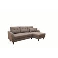 thumbnail image 1 of Topline Home Furnishings Sectionnel 2pc gris à gauche avec lit, 1 of 3