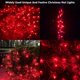 thumbnail image 2 of Luces de red navideñas rojas HISHINY de 1,8 x 1,8 m, 144 LED, para exteriores, 2 of 7