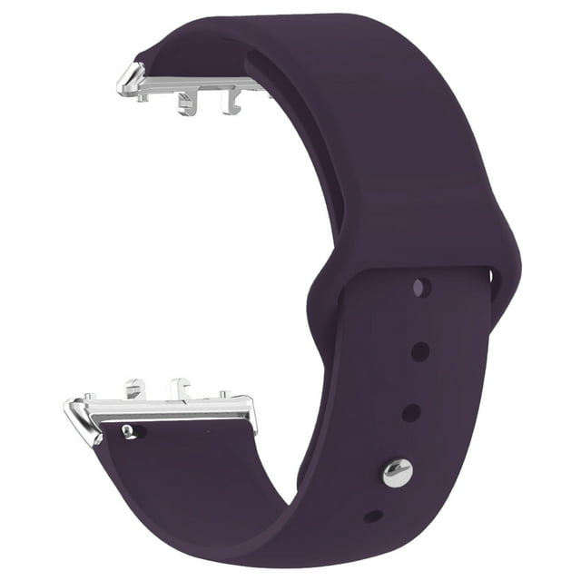 Bracelet en Silicone pour Samsung Galaxy Fit 3 Bracelet Montre Bracelet pour Samsung Galaxy Fit 3 SM-R390 Bracelet Accessoire de Remplacement Foncé Galaxy Fit 3