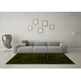 thumbnail image 3 of Ahgly Company Machine Washable Indoor Rectangle Abstract Yellow Modern Area Rugs, 8' x 12', 3 of 4