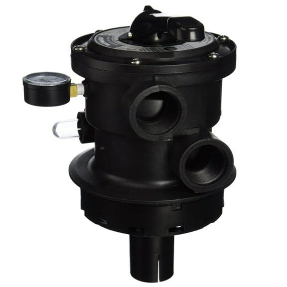 SP0714T VariFlo Top Mount Multiport Valve for Above Ground Pro or VL Series Sand Filters plastic Black