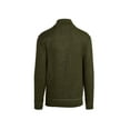 thumbnail image 3 of Alta Men's Fleece Lined Casual Full-Zip Mock Neck Sweater - Green Jacket - XXL, 3 of 3