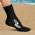 thumbnail image 3 of Classic High Top Neoprene Athletic Socks - Black, 3 of 4