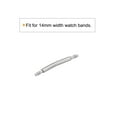 thumbnail image 3 of 14mm Curved Spring Bar Pins 1.5mm Dia Stainless Steel Double Flanged End Watch Band Link Pin 20 Pack, 3 of 4