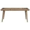 thumbnail image 4 of SAFAVIEH Nonie Modern Solid Coffee Table With Tray Top, Desert Brown, 4 of 9