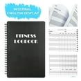 thumbnail image 5 of BLEEUS Fitness Logbook Weight Loss Goal Tracking Workout Planner For Men Women Fitness Supplies (Black), 5 of 10