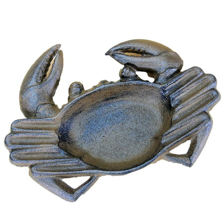 Decor Ashtrays - The Crabby Nook Crab Ashtray Cast Iron for Cigars Cigarettes Outdoor Nautical Decor