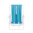 thumbnail image 5 of (2 pack) Mainstays High Back Reclining Backpack Beach Chair, Teal, 5 of 11