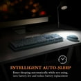 thumbnail image 2 of MOFII Wireless Keyboard and Mouse Combo 2.4GHz Retro Full-Size Keyboard with Number Pad and Cute Wireless Mouse for PC Desktop Laptop (Blue), 2 of 7