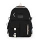 thumbnail image 1 of Mochila de gran capacidad Mochila de libro escolar de estudiante de lona simple (negro) Likrtyny Para estrenar, 1 of 9