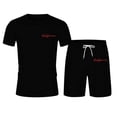 thumbnail image 4 of California Graphic Short Sets for Men Short Sleeve Crewneck T Shirt and Shorts 2 Piece Matching Set Mens Summer Outfits, 4 of 7