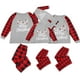 thumbnail image 1 of Family Christmas Mom Dad Kids Matching Pajamas Set Winter Baby Dog Romper Cotton Soft 2 Pieces Suit Sleepwear Xmas Family Look, 1 of 4
