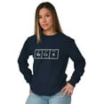 thumbnail image 4 of Ba Co N Bacon Food Science Nerd Geeky Long Sleeve TShirt Men Women Brisco Brands S, 4 of 6