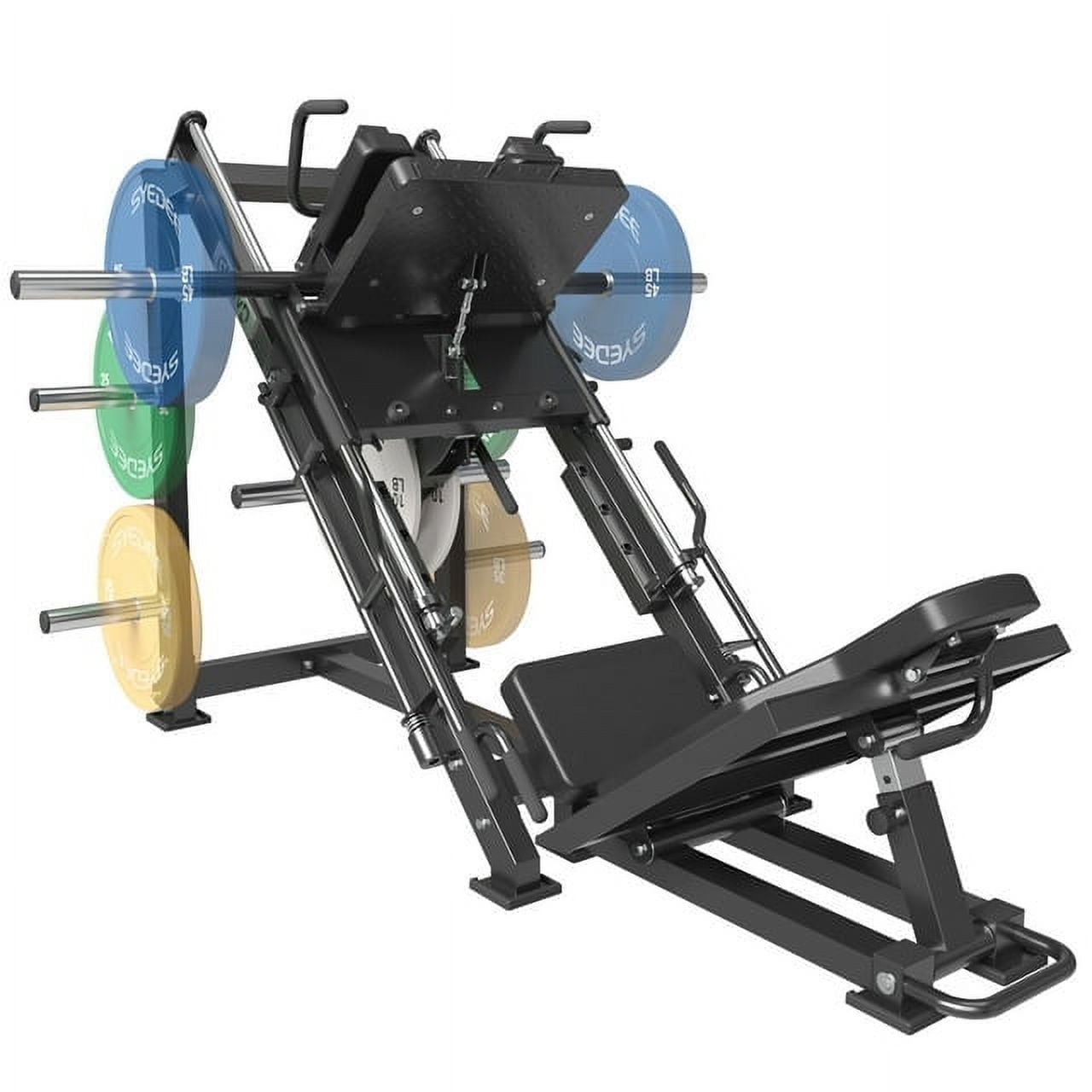 Syedee LP05 Leg Press Machine 1500LBS Capacity Adjustable Strength Training Equipment Walmart