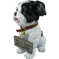 thumbnail image 4 of Front Porch Dog Outdoor Welcome Sign Decorative Statue | Cute Dog Welcome Sign for Front Porch Standing | Decorative Garden Statues - Shih Tzu, 4 of 8