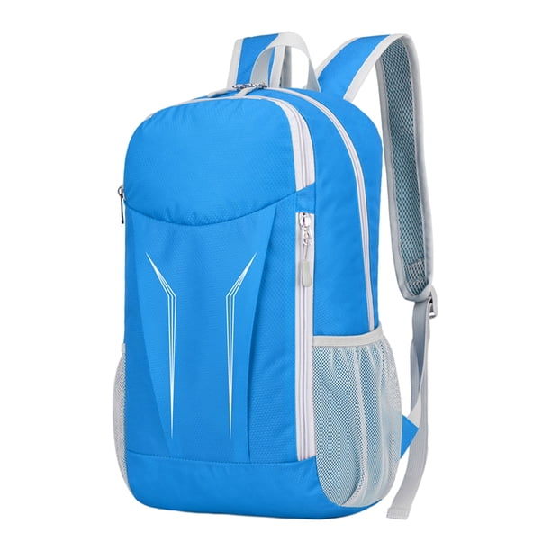 Qarigey impermeable y duradera de nailon para acampar y hacer senderismo para una cómoda bolsa de transporte ligera de viaje Mochilas AZUL