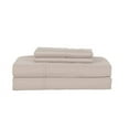 thumbnail image 3 of Castle Hill London 410 Thread Count Cotton Sateen Sheet Set Deep Pocket - Queen, Taupe, 3 of 7