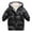 Black, variant on Odeerbi Toddler Boys Girls Winter Coat Thermal Puffer Jacket Camouflage Padded Coats 1-8 Years Kids Zipper Thickened Cotton Jacket Long Sleeve Hooded Coat Toddler Clothes Black
