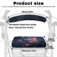 thumbnail image 6 of HELLHERO Easy Install Backrest Covers Seat & Backrest Cover Set Protection Covers Parks Secure Fit for Street Scenes, 6 of 7