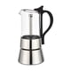 thumbnail image 1 of Cafetera italiana Filtro de acero inoxidable Cafetera doméstica Percolador Cafetera Percolador de café Estufa superior para viajes de pesca, 1 of 9