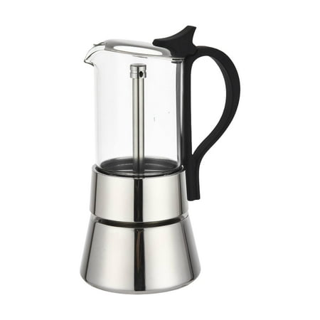 

Maker Machine Lightweight Coffee Pot Espresso Pot 4 Cup Percolator Coffee Maker for Fishing Restaurant Office Home