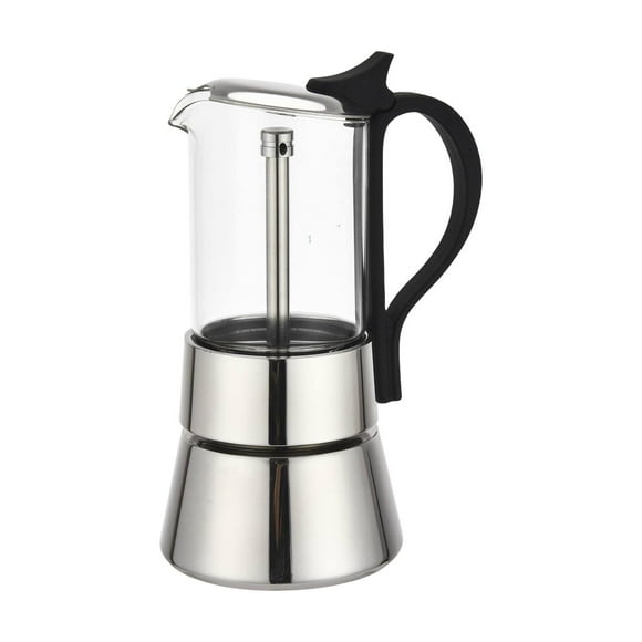Cafetera Espresso, cafetera ligera, cafetera Espresso , cafetera percoladora de 4 tazas para pesca, restaurante, oficina, hogar