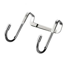 DJJGXAN 1 Pack Over The Door Hooks, Door Hanger with 2 Hooks for Hanging, Over The Door Towel Racks for Bathroom, Coat Rack Door Towel Hanger Towel Hooks