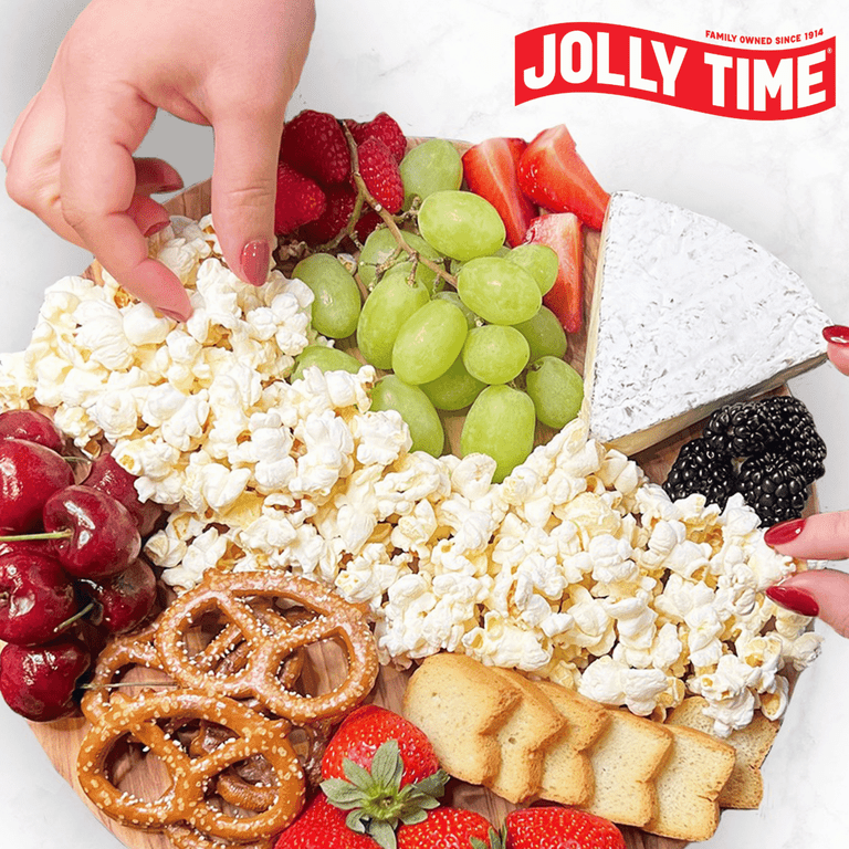 3 pack) JOLLY TIME White Popcorn Kernels, 32 oz Bag, Non-GMO