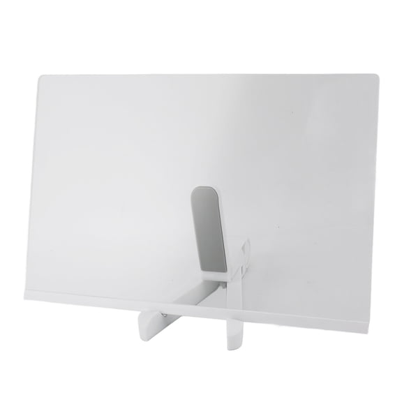 YAHHU Acrylic LED Dry Erase Board 300x200mm with 7 Color Pens, 2 Erasers, Adjustable Stand & Light‑Up Desk Light