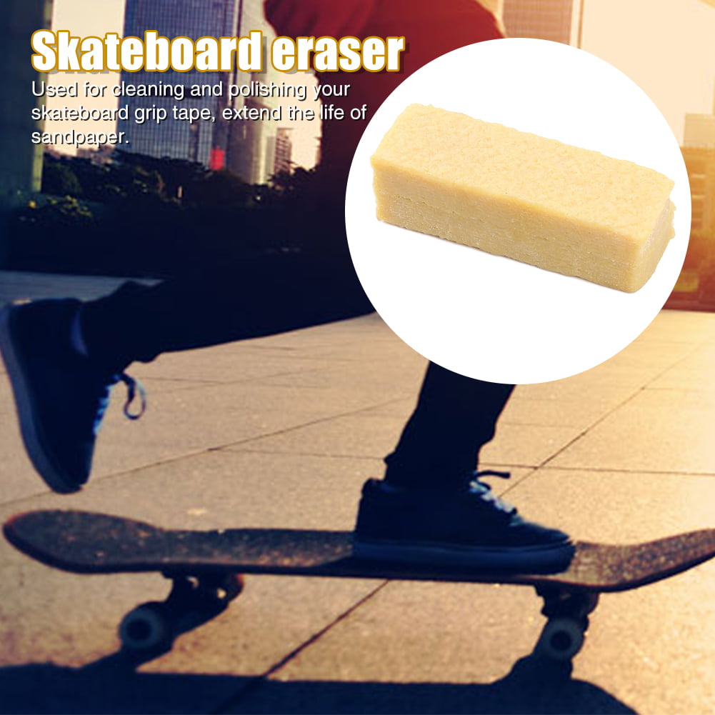 Skateboard Eraser Grip Tape Longboard Sandpaper Cleaner Accessories~ SV 