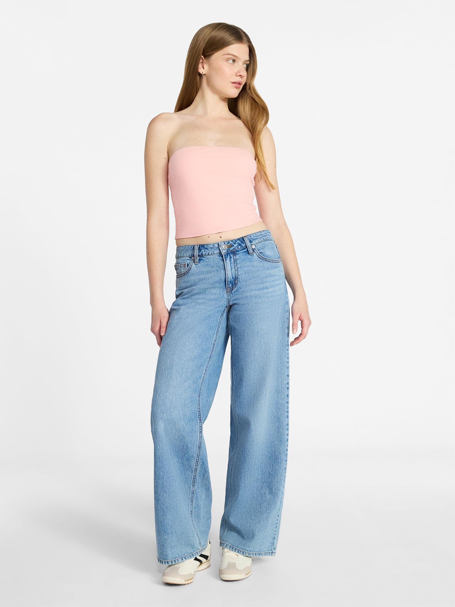 No Boundaries Cropped Tube Top, Women's XXS-XXL