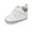 White, variant on ZACPNCV Baby Boys Girls High Top Sneakers Soft Soles Non Slip Infant Ankle Shoes Toddler Prewalker Crib Shoes Black 3-6 Months