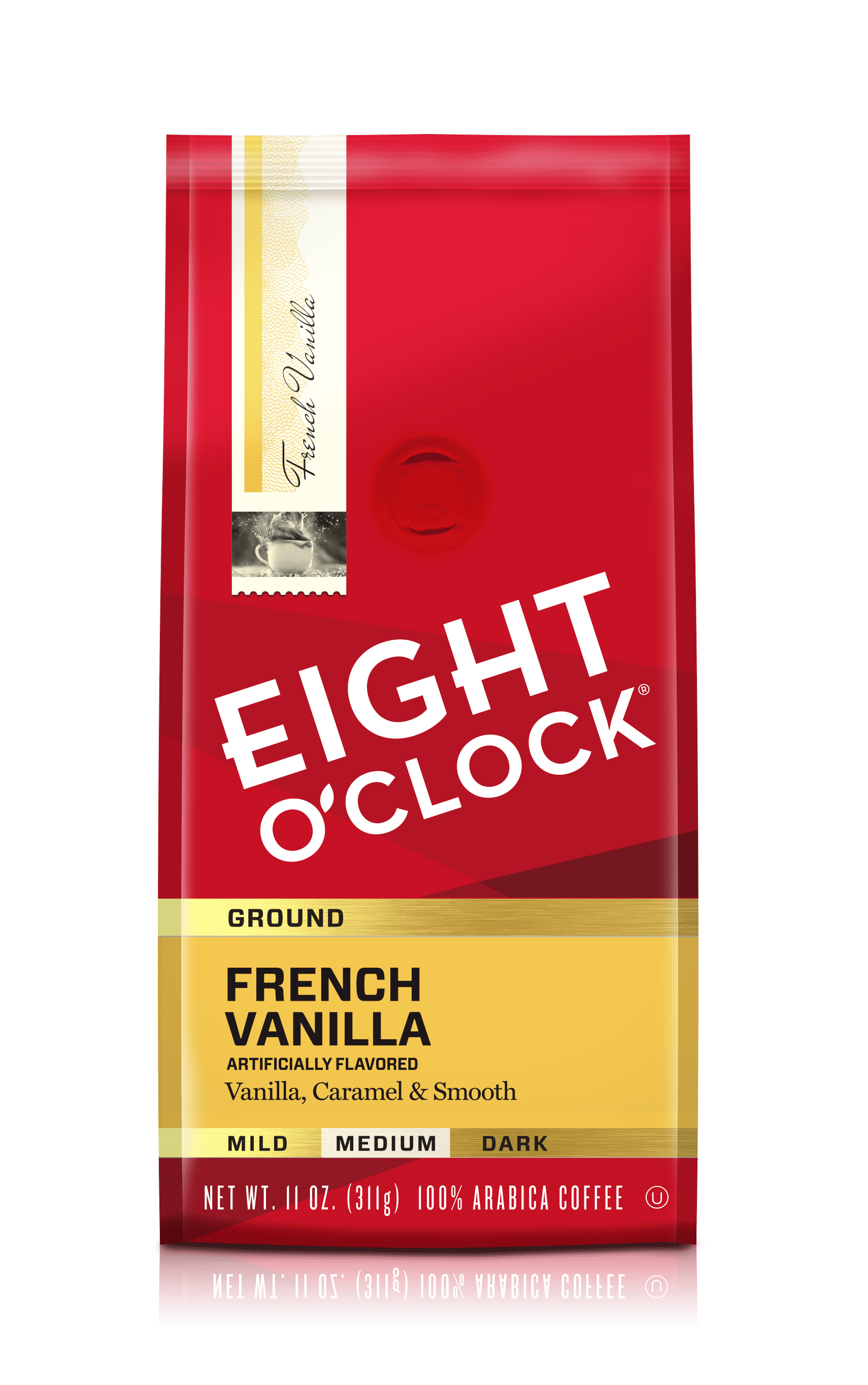 Eight O'Clock French Vanilla Ground Coffee 11 Oz. Bag