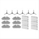 thumbnail image 2 of 18 Pcs for Dreame Mova M1 Robot Vacuum Cleaner Auxiliary Cleaning Kit, 2 of 5