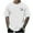 White, variant on WREESH Halloween T-Shirts Summer Fashion Casual Men's Round Neck Printed T-Shirt Top Blue