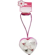 5-Piece Adjustable Rings in Heart Box Set