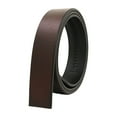 thumbnail image 2 of Men's Replacement Ratchet Strap Webbing 1 3/8" Width Dress Webbing Holeless Belt Brown, 2 of 8
