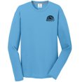 thumbnail image 1 of Gravity Outdoor Co. Chemise à Manches Longues Performance - Aqua - Logo Noir - 3TG, 1 of 2