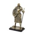 thumbnail image 5 of jicheng Knight Sculpture Tabletop Ornament Vintage, Retro, Creative Statue Knight Figure Gold, 5 of 9