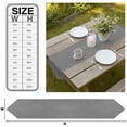 thumbnail image 3 of Vintage Gray Table Runner Linen Burlap Table Runner 90 Inches Long Modern Minimalist Pure Color Dresser Scarves for Kitchen Island Coffee Dining Room Party Wedding Banquet Holiday Decoration 13"x90", 3 of 8