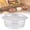 S, variant on 100PCS Clear Hinged Plastic Disposable Sauce Jars, Portable Small Container for Takeout Tomato Sauce, Salad Dressing & Condiments-S